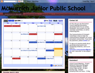 mcmurrichschool.blogspot.com screenshot