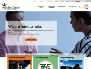 mcnabb.org screenshot