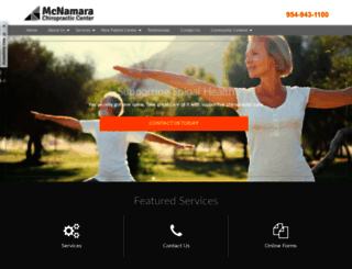 mcnamarachirocenter.com screenshot