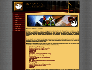 mcnamaralawyers.com.au screenshot