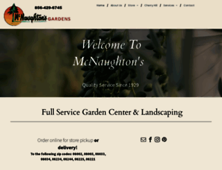 mcnaughtonsgardens.com screenshot