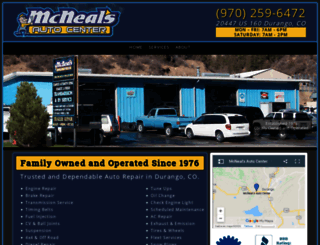 mcnealsautocenter.com screenshot