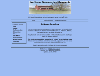 mcneese.org screenshot