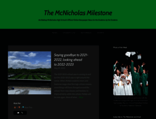 mcnicholasmilestone.com screenshot
