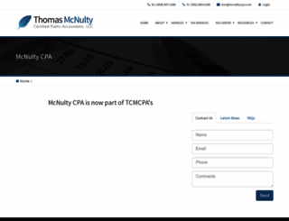 mcnultycpa.com screenshot