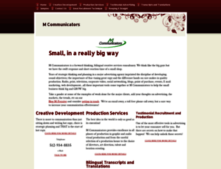 mcommunicators.com screenshot