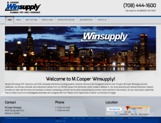 mcoopersupply.com screenshot