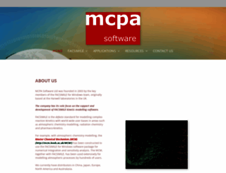 mcpa-software.com screenshot