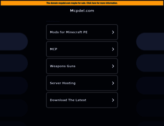 mcpdel.com screenshot