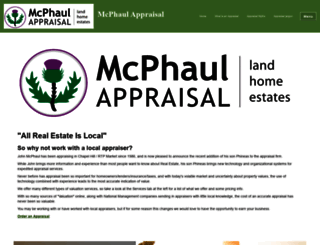 mcphaulappraisal.com screenshot
