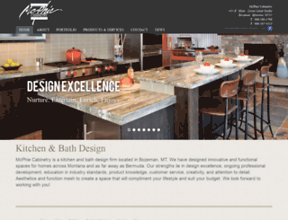 mcphiecabinetry.com screenshot