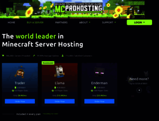 mcprohosting.com screenshot