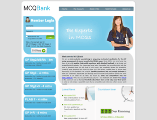 mcqbank.co.uk screenshot