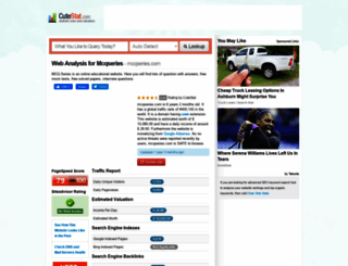 mcqseries.com.cutestat.com screenshot