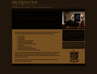 mcquestenframing.com screenshot