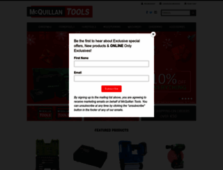 mcquillantools.ie screenshot