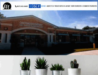 mcreynoldsorthodontics.com screenshot