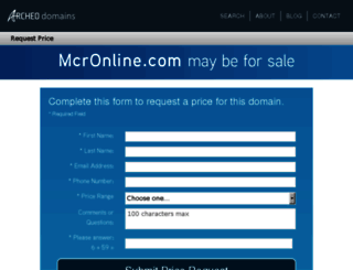 mcronline.com screenshot