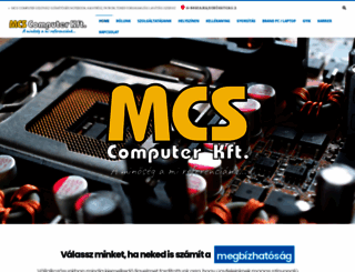mcscomputer.hu screenshot
