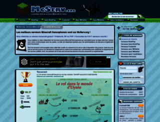 mcserv.org screenshot