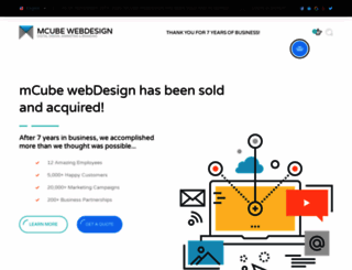 mcubewebdesign.com screenshot