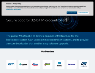 mcuboot.com screenshot