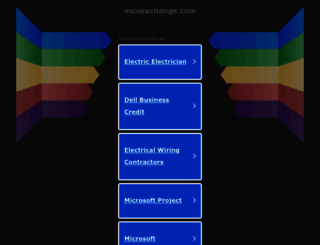 mcuexchange.com screenshot