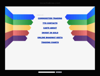 mcxchakraa.com screenshot