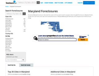 md.foreclosure.com screenshot