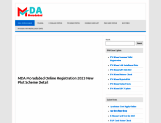 mdamoradabad.org screenshot