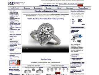 mdcdiamonds.com screenshot