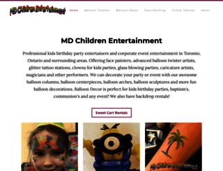 mdchildrenentertainment.com screenshot