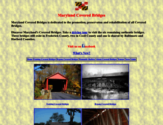 mdcoveredbridges.com screenshot