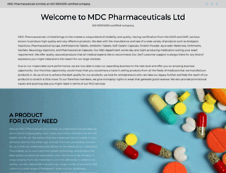 mdcpharmaceutical.com screenshot