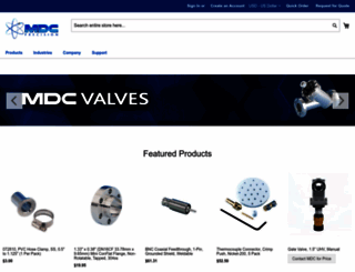 mdcvacuum.com screenshot