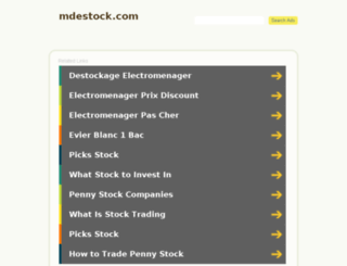 mdestock.com screenshot