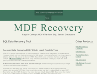 mdf-recovery.bravesites.com screenshot