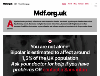 mdf.org.uk screenshot