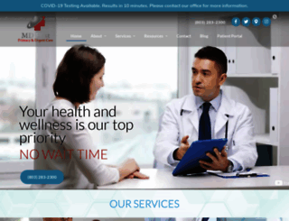 mdfirsthealthcare.com screenshot