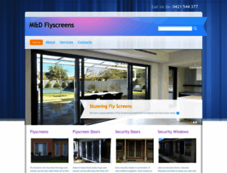 mdflyscreens.com.au screenshot