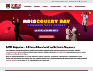mdis.edu.sg screenshot