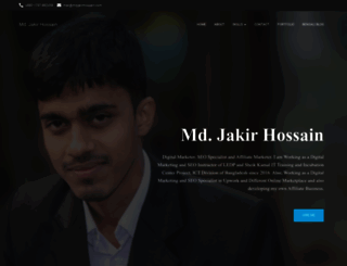 mdjakirhossain.com screenshot