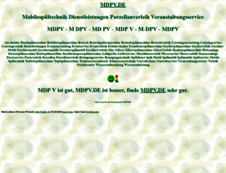 mdpv.de screenshot