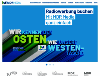 mdr-werbung.de screenshot
