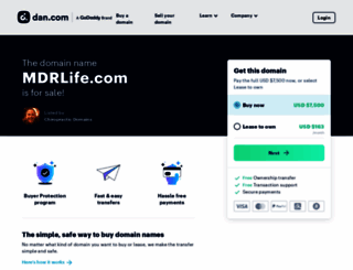 mdrlife.com screenshot
