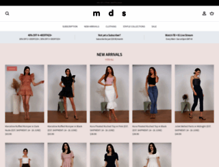 mdscollections.com screenshot