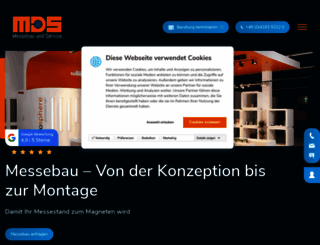 mdsmessebau.de screenshot