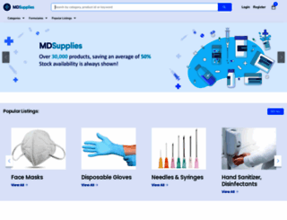 mdsupplies.com screenshot