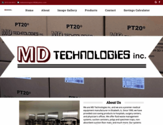 mdtechnologiesinc.com screenshot