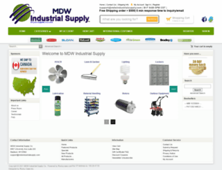 mdwindustrialsupply.com screenshot